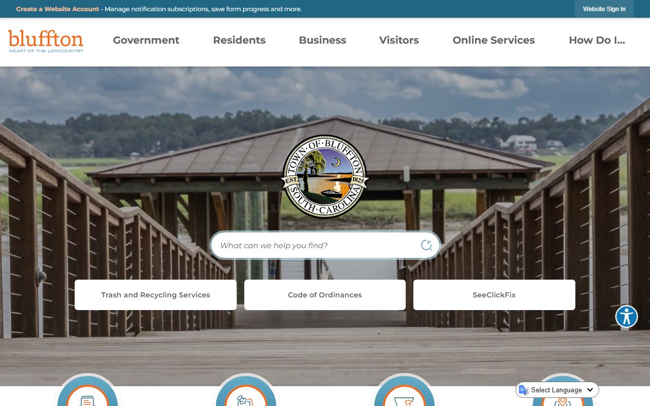 Bluffton divorce records town of Bluffton website