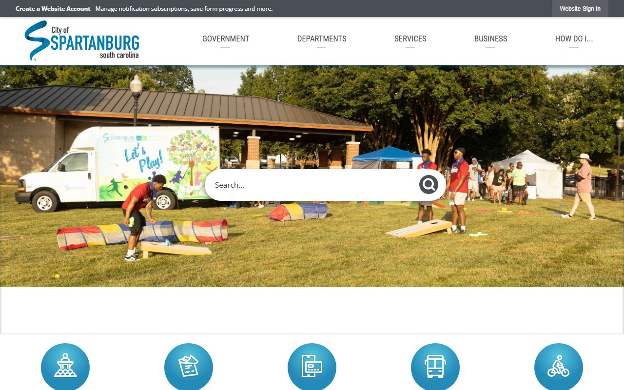 City of Spartanburg official website