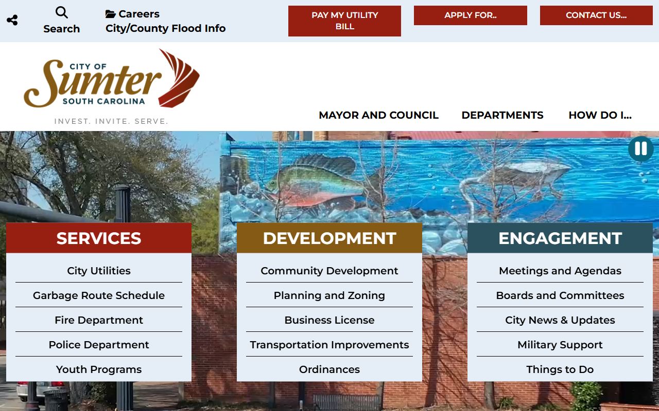 City of Sumter official website