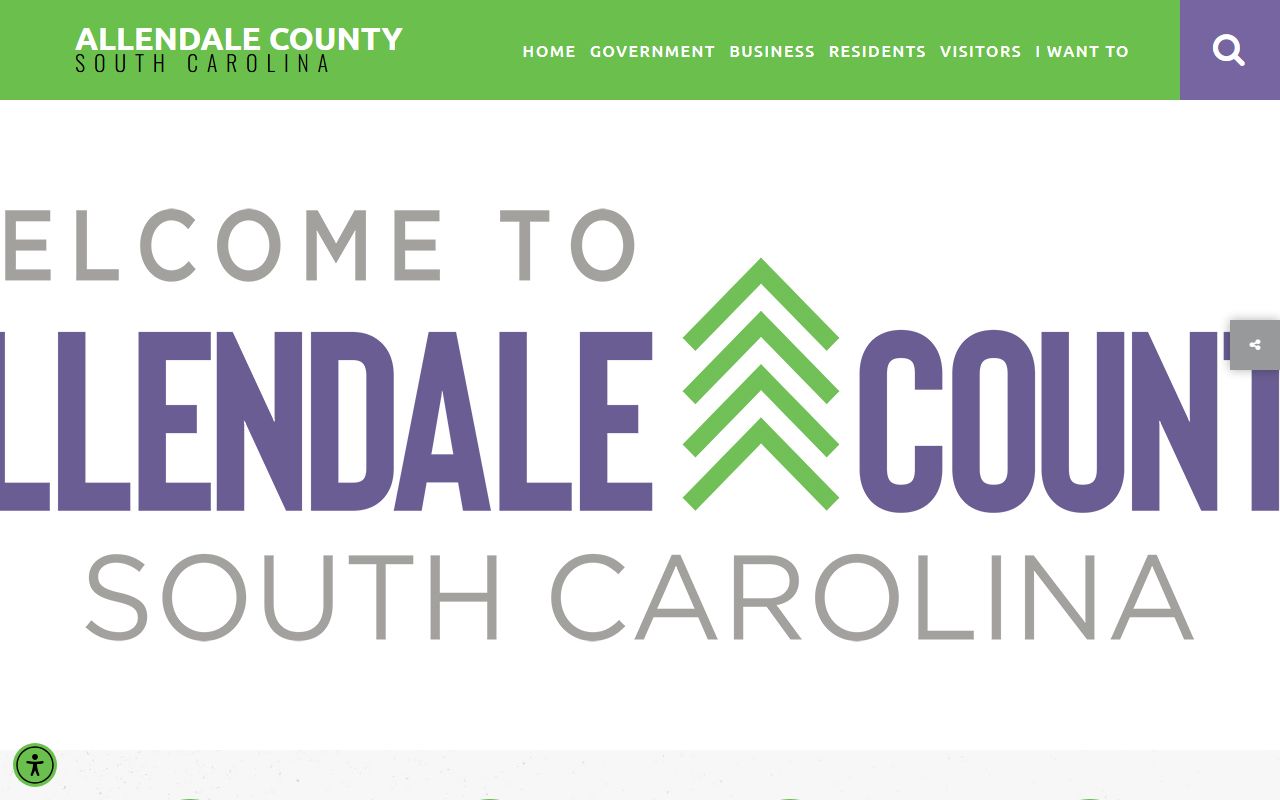 Allendale County website portal