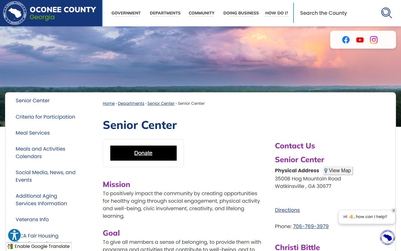 Oconee County Clerk of Court page showing family court divorce record services in Walhalla SC